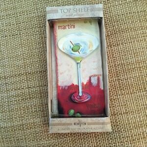 Martini Wall Plaque New In Box